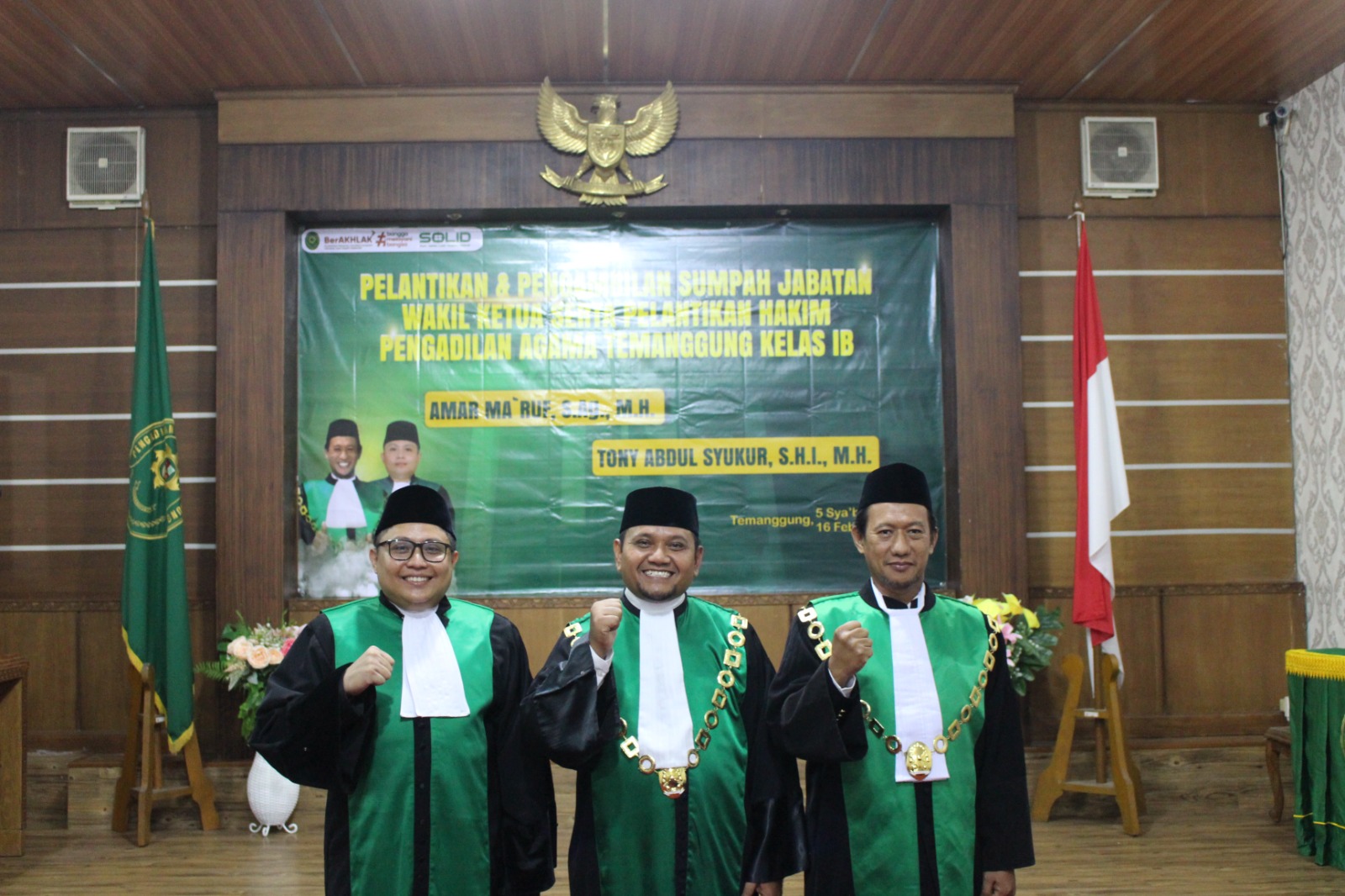 pelantikan wakil hakim 1